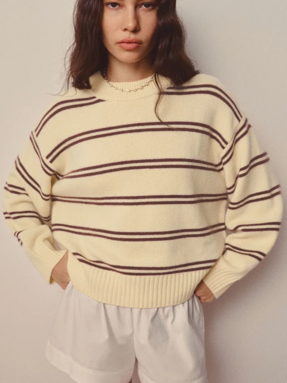 Reformation Cove Cashmere Oversized Crew
